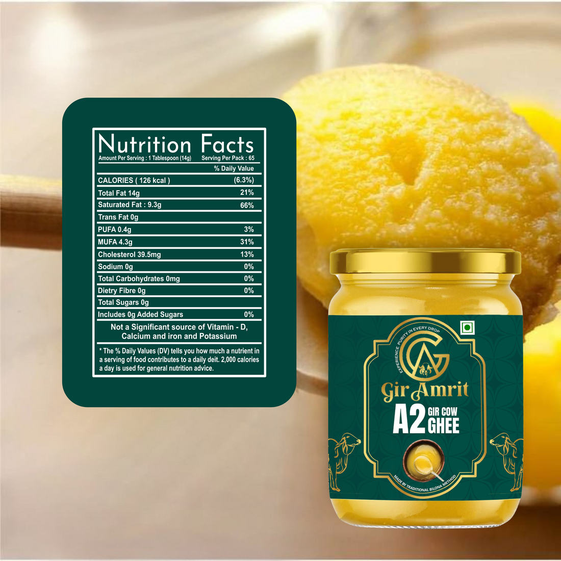 A2 GIR COW GHEE 500ml